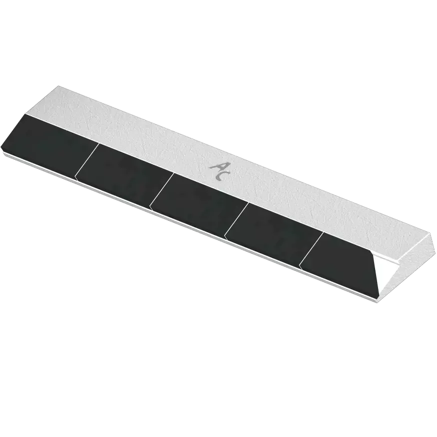 Aileron carbure droit à souder 225*40*12 mm