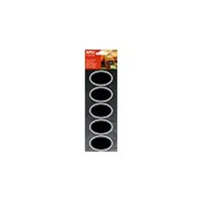 Apli Agipa - 10 Étiquettes ardoise ovales - 65 x 41 mm