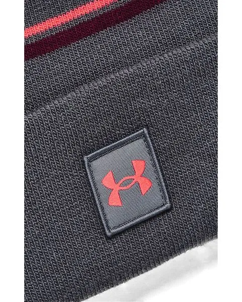 Bonnet Homme UA MEN S HALFTIME POM BEANIE Gris