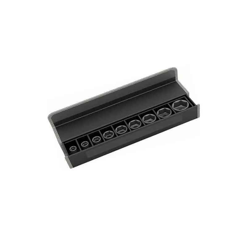 BOSCH Set de 9 douilles : carré de 1/4" L 25 mm - 2608551096