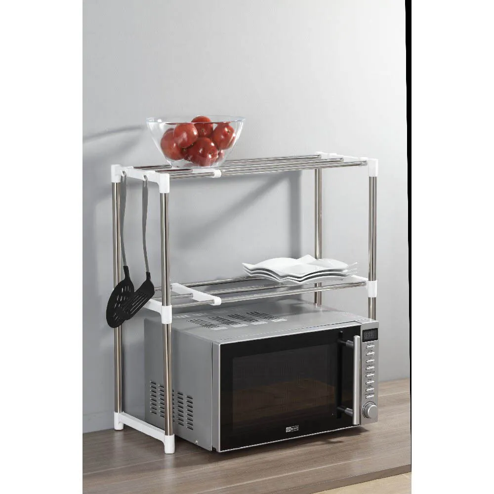 Étagère télescopique spéciale micro ondes 2 niveaux