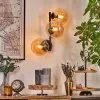Gastor Boule lumineuse, Applique murale Ambre, 3 lumières