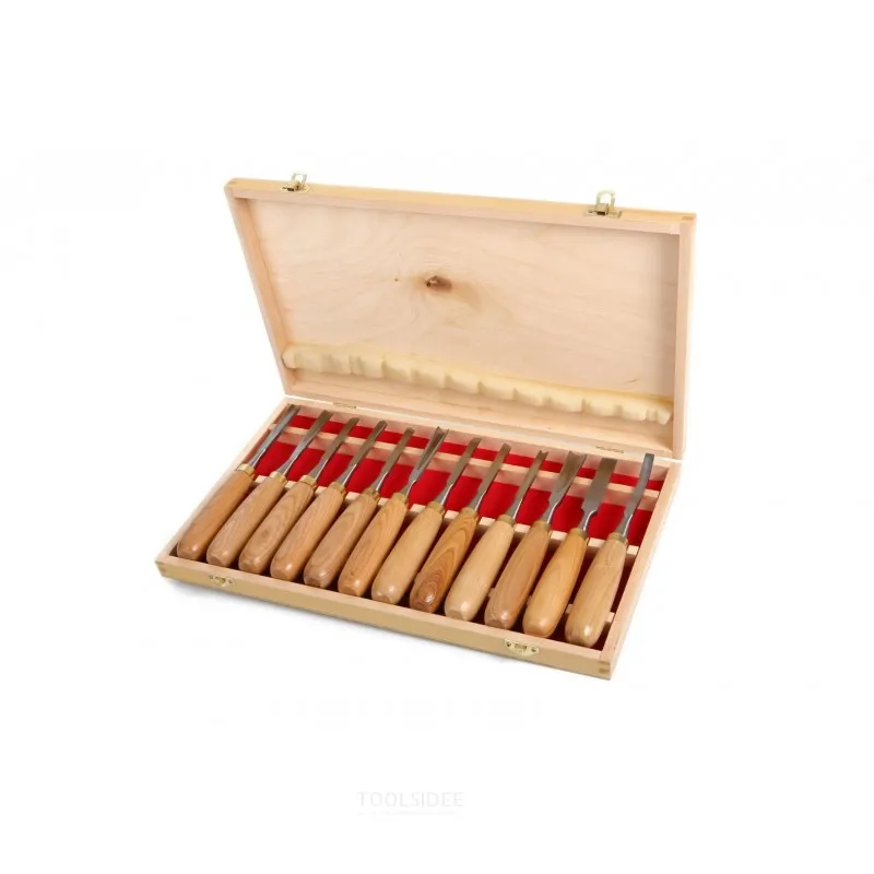 HBM Set de 12 pièces pour la sculpture sur bois