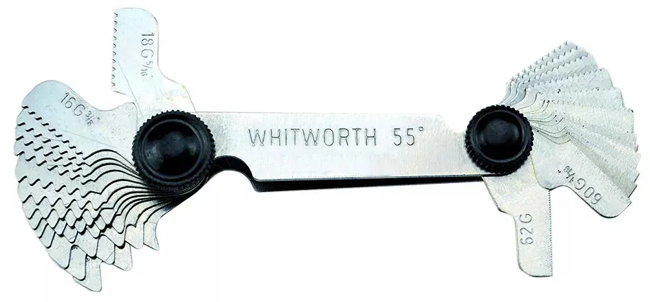 Jauge de filetage Whitworth