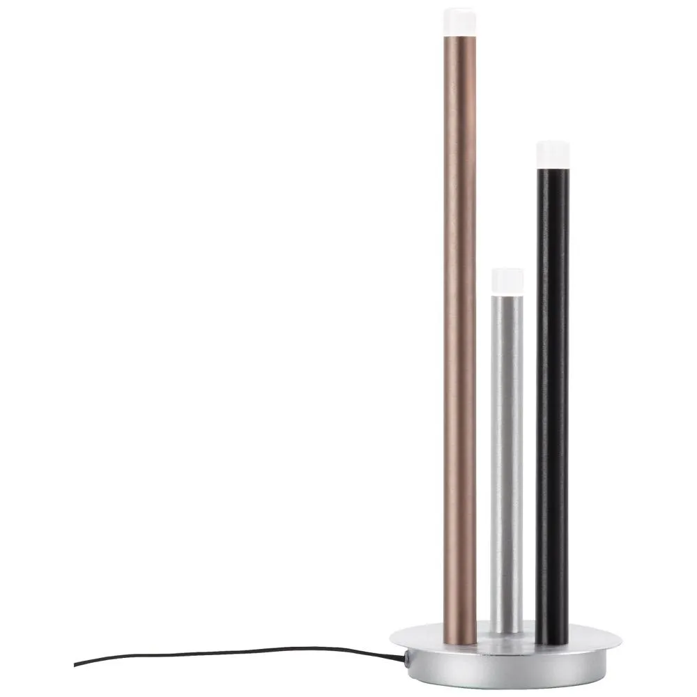 Lampe led Brilliant Cembalo Gris Métal