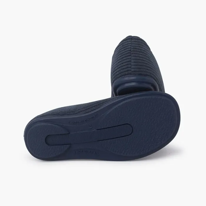Pantoufles en velours côtelé