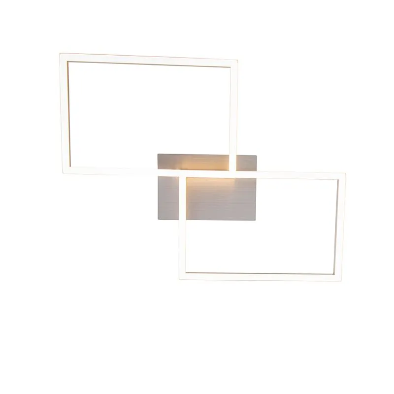 Plafonnier carré en acier dimmable en 3 étapes - PLAZAS NOVO