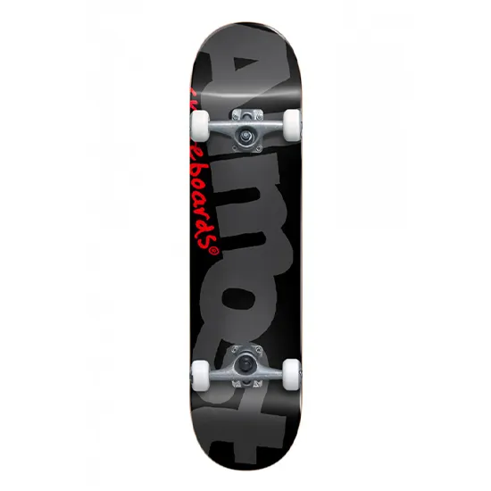 PLANCHE ALMOST COMPLETE LOGO LAND BLACK 8,125 - Hutchis