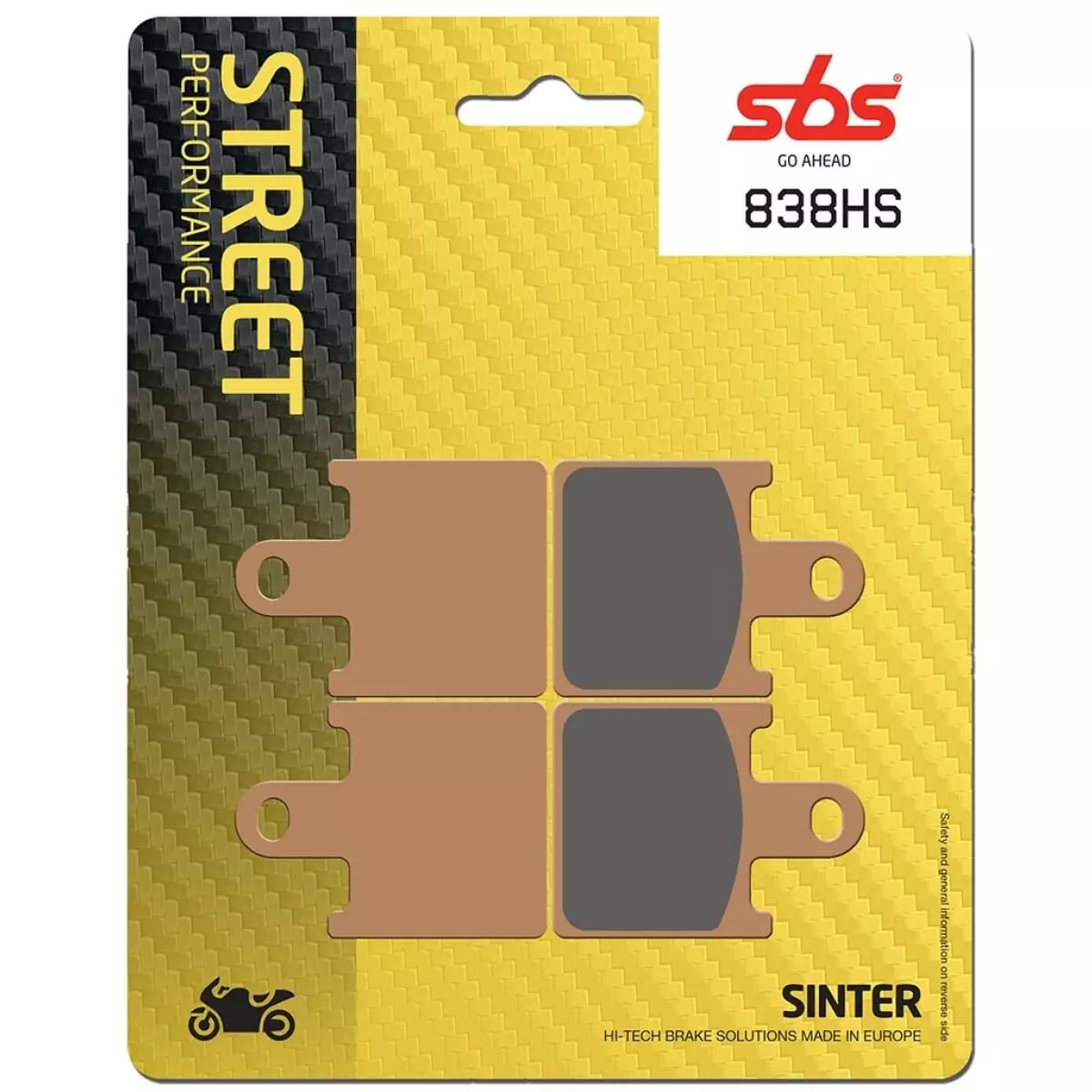 Plaquettes De Frein SBS 838HS - Plaquettes de frein