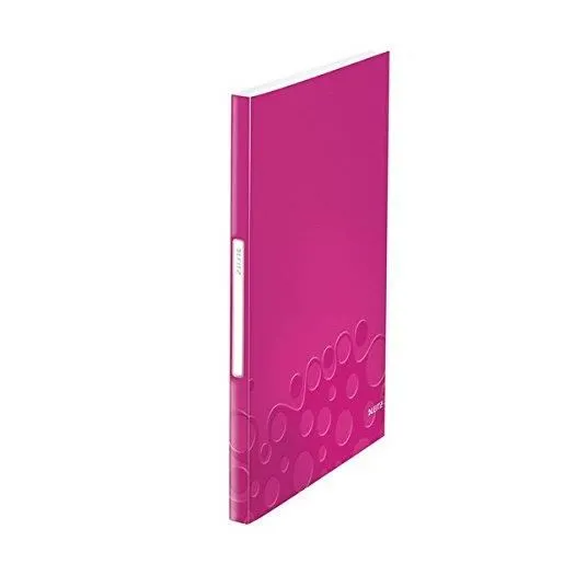 Reliure WOW protège-documents PP 40 pochettes 80 vues Rose Métallisé
