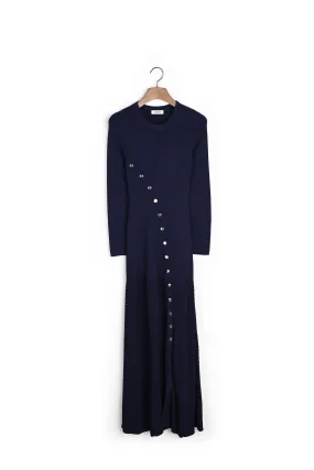 Robe midi en maille