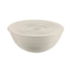 Saladier avec couvercle Tierra crème