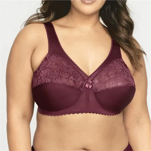 Soutien-gorge Grand Soutien Magic Lift de Glamorise® Bordeaux - taille 130F