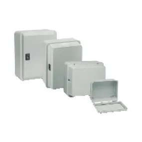 Spacial - boîte acier - couvercle bas - sans prédécoupage - 256x206x93mm - NSYDBN2520