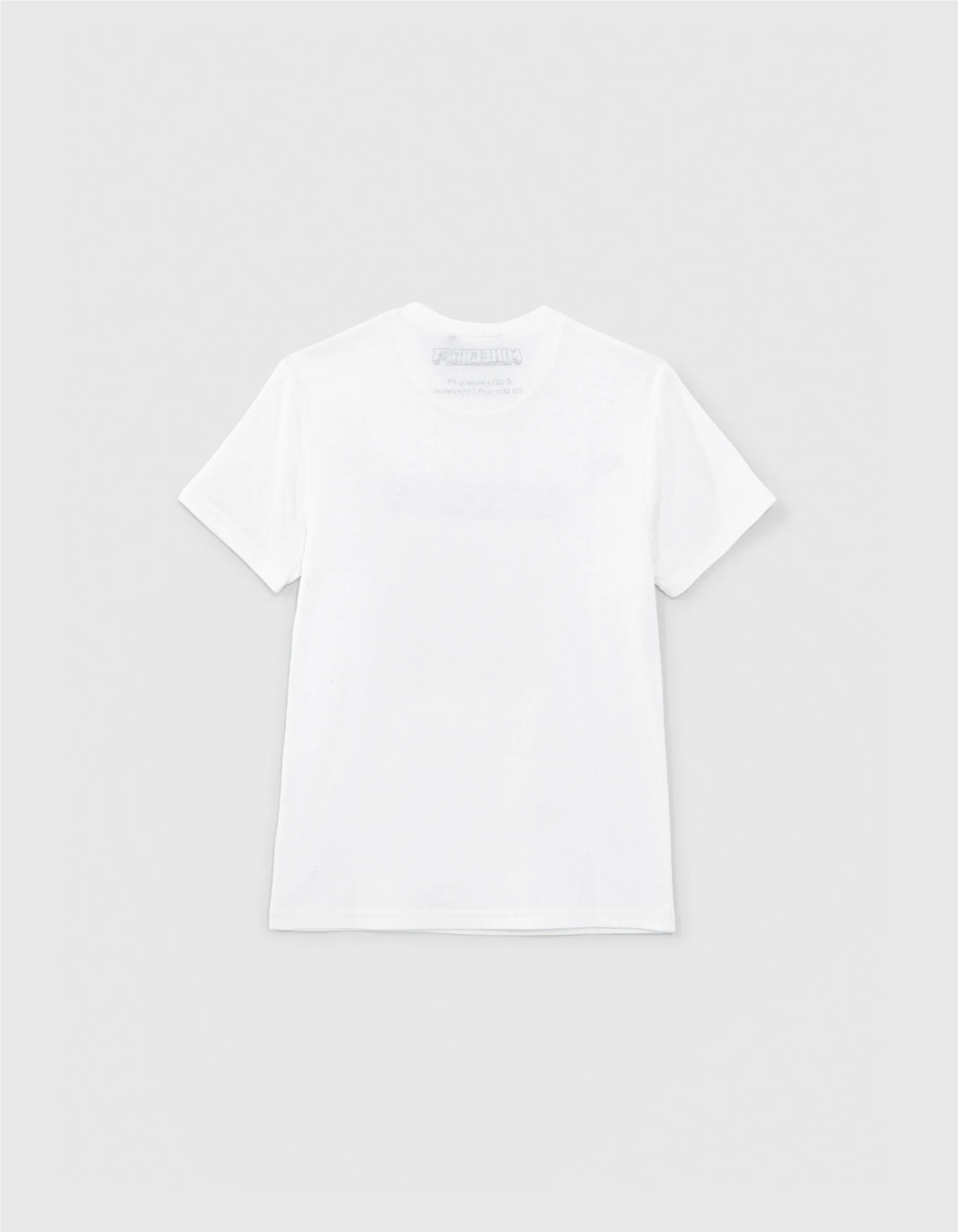 T-shirt blanc sequins réversibles MINECRAFT garçon