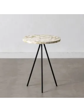 Table 3 pieds Beige Noir