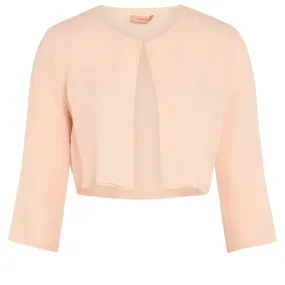Twinset Veste courte rose poudré 
