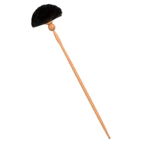Tête-de-loup de crin, manche de 80 cm | MarketOnWeb