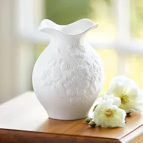 Vase en porcelaine floralie
