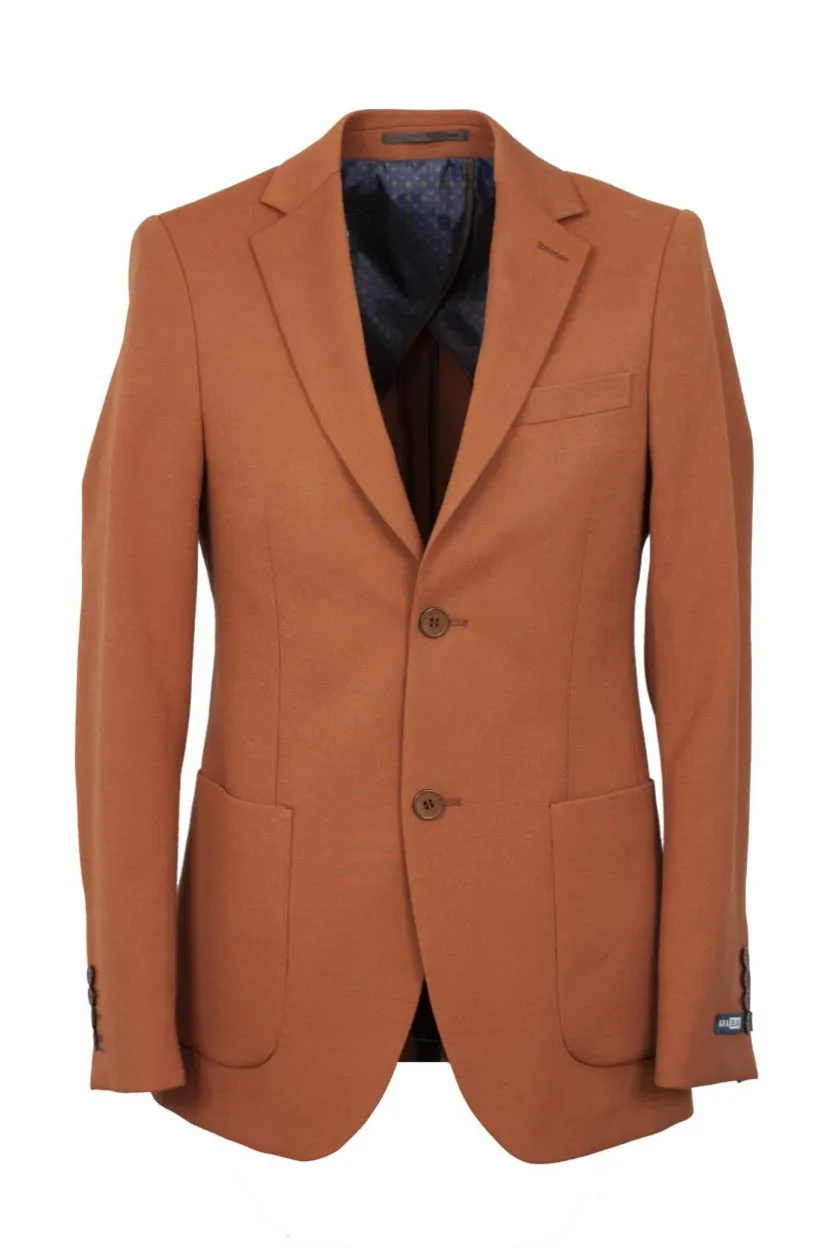 Veste 2 Bouton -  Marron Caramel