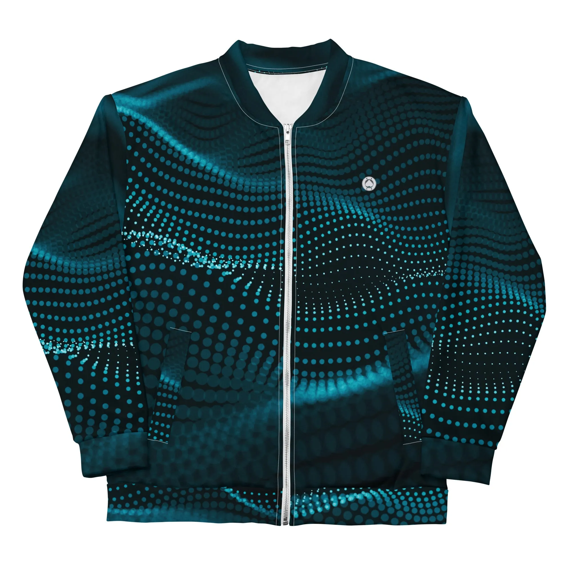 Veste de bombardier O'coeur  Bleu Céleste 