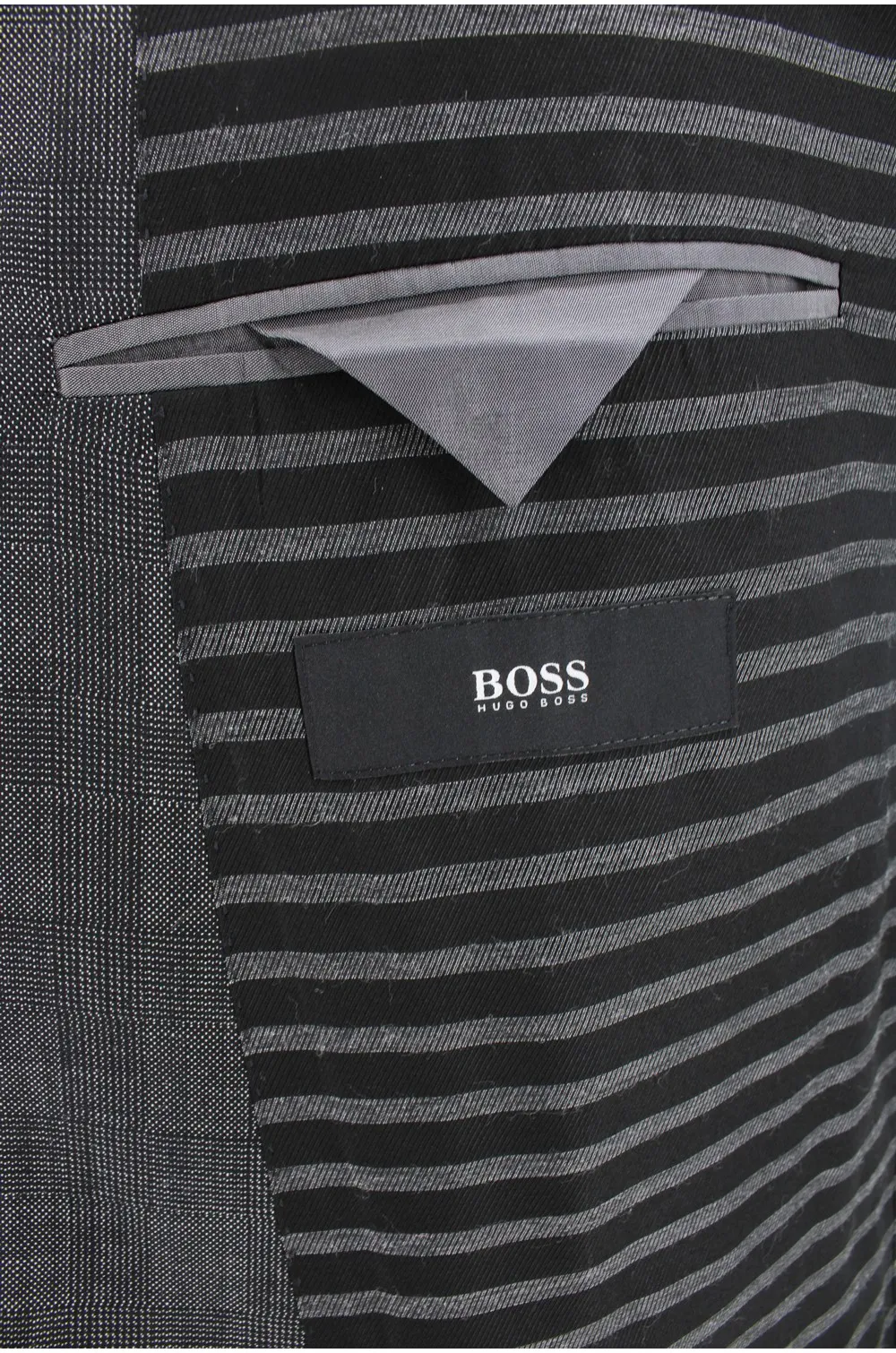 Veste Hugo Boss grise / Vêtement d'occasion vintage friperie en ligne