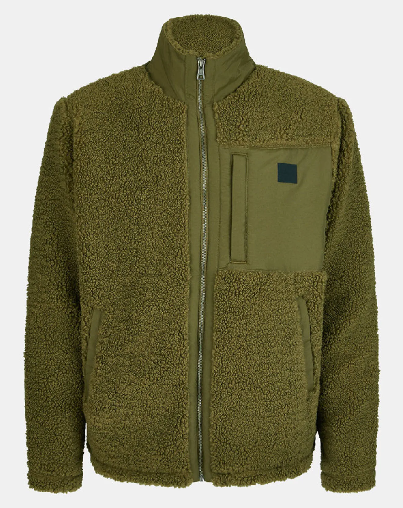 Veste Polaire zippée kaki