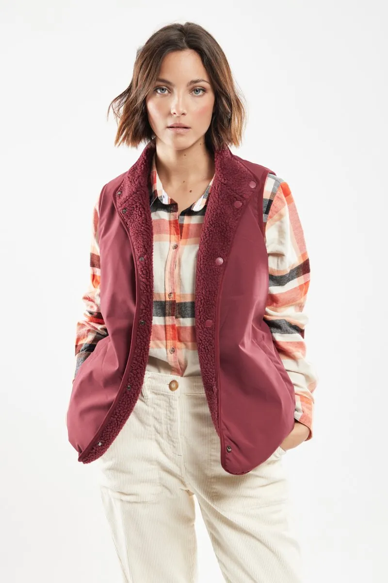 Veste sherpa réversible MOUTIERS