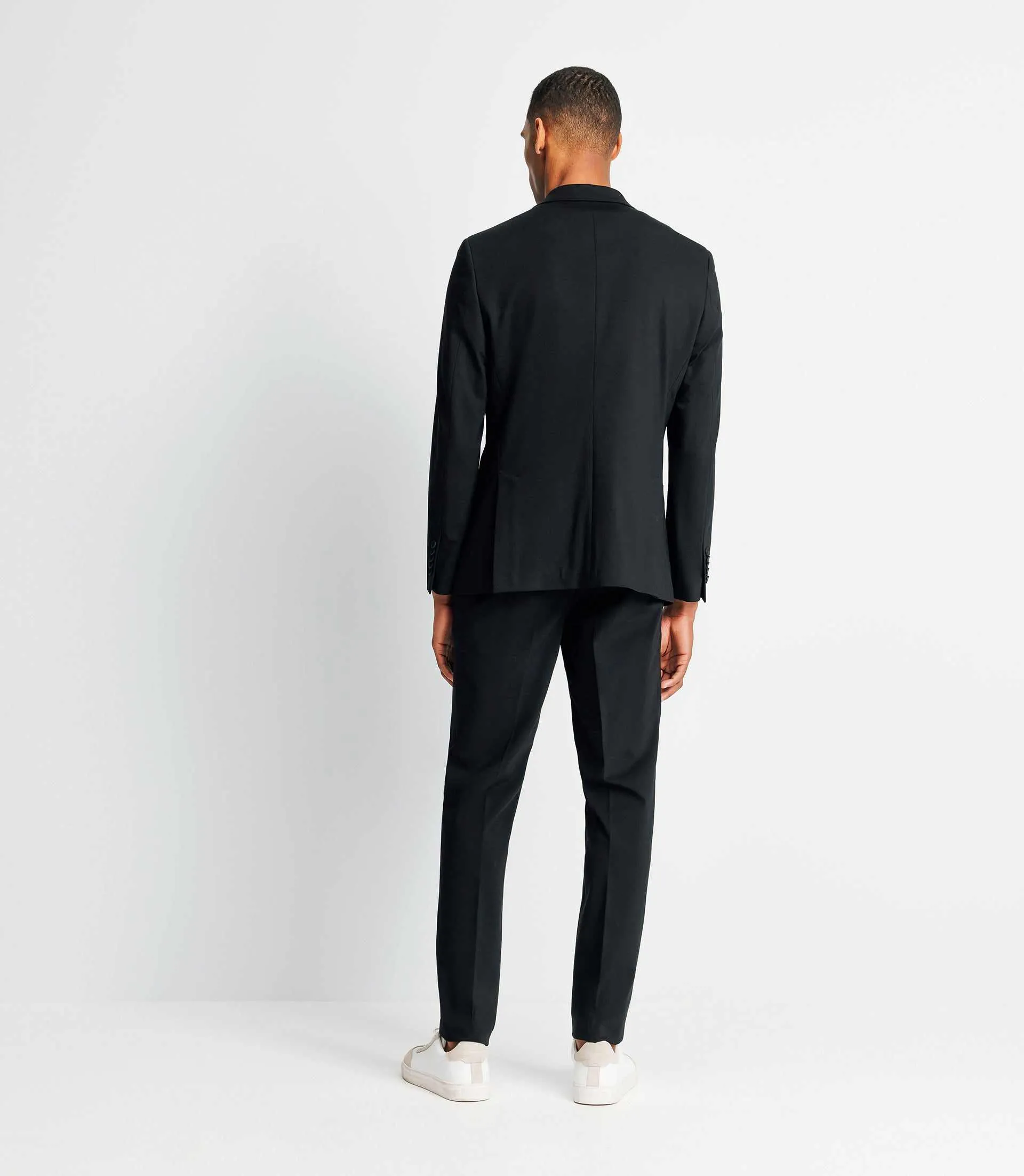 Veste ville maille noir